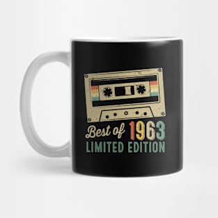 60 Years Old Best Of 1963 Cassette Mug